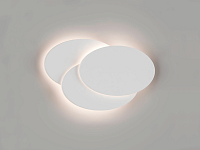 Настенный светильник O-SHADE, бел, 12Вт, 3000K, IP20, GW-6809R-12-WH-WW