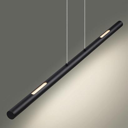 люстры 6643/45l hightech odl24 черный/металл/акрил подвесной светильник ip20 led 49w 3000k 220v mali, доставка по Казахстану 