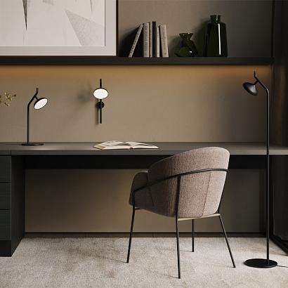 С 1 плафоном на стену Настенный светильник (бра) Maytoni MOD451WL-L8B3K VITA, доставка по Казахстану 