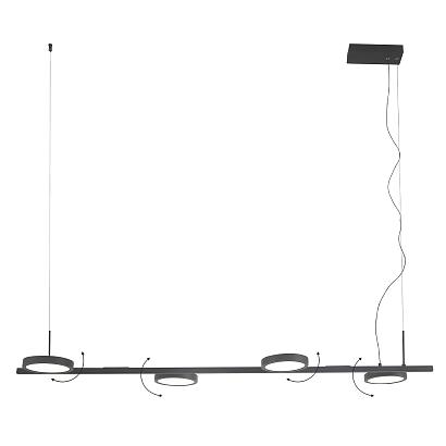 светильник подвесной crystal lux clt 027c4 l1000 bl crystal lux 1400/271, доставка по Казахстану 