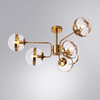 потолочная люстра arte lamp delacrua a7770pl-6pb, доставка по Казахстану 