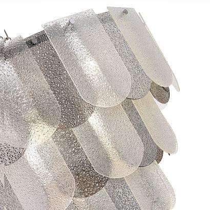 люстры sle1125-103-12 светильник подвесной хром/прозрачно-дымчатый e14 12*40w erzo, доставка по Казахстану 