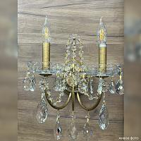 Бра Crystal Lux ODELIS AP2 GOLD Crystal Lux 2571/402