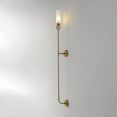 Бра Crystal Lux SIMPLY AP1.2 BRASS Crystal Lux 4080/401.2