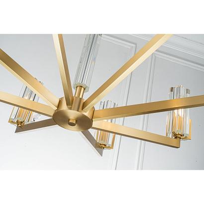 люстры люстра подвесная belfast malone 6035-8 br cl, доставка по Казахстану 