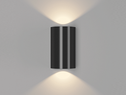 Настенный светильник ZIMA-2, черн., 12Вт, 3000K, IP54, LWA0148B-BL-WW