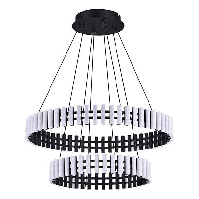 люстры sl6203.403.65 люстра подвесная st-luce черный/белый led 1*65w 3000k, доставка по Казахстану 