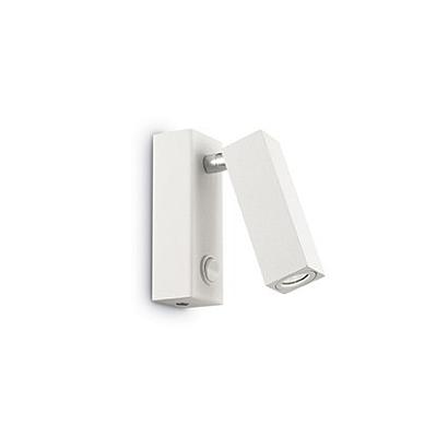 С 1 плафоном на стену Бра PAGE AP1 SQUARE BIANCO 142258, доставка по Казахстану 
