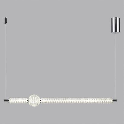 люстры 5007/28l l-vision odl24 467 подвесной светильник led 28w 4000k 2089лм crystal, доставка по Казахстану 