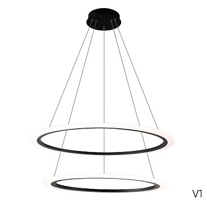 люстры подвесной светильник crystal lux manzana sp53w led  black crystal lux 2340/302n, доставка по Казахстану 