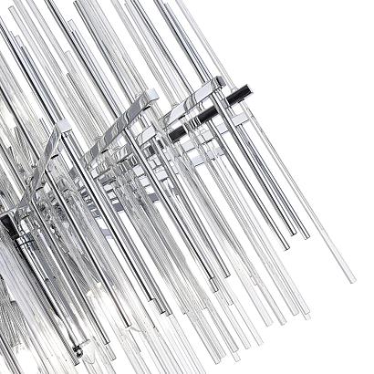 люстры sl1628.103.08 люстра подвесная st-luce хром/прозрачный, хром e14 8*40w, доставка по Казахстану 