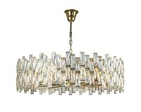 newport 10120 10123+9/c gold , люстра, gold clear crystal d85*h26 cm e14 12*40w, доставка по Казахстану 