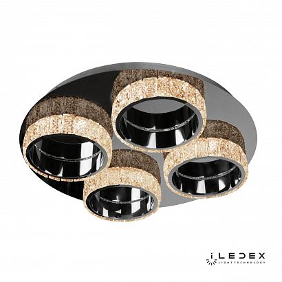 Потолочные Потолочная светодиодная люстра iLedex CRystal ice MX7212-36 CR, доставка по Казахстану 