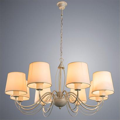 люстры подвесная люстра arte lamp orlean a9310lm-8wg, доставка по Казахстану 