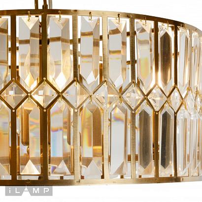 подвесная люстра ilamp form 6122-420 gd, доставка по Казахстану 