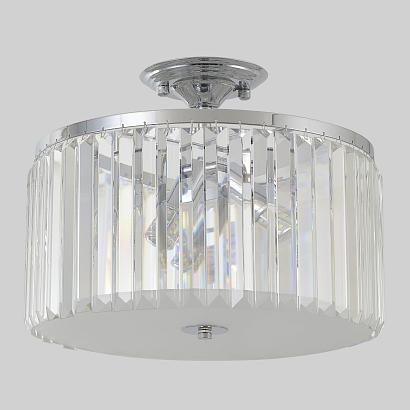 светильник потолочный crystal lux hilton pl4 chrome crystal lux 1982/104, доставка по Казахстану 