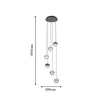 Дополнительная картинка Подвесной светильник Luna 4371-6P