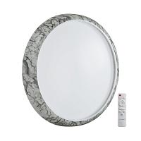 7638/EL COLOR SN Светильник пластик/бел. мрамор LED 70Вт 3000-6000K D510 IP43 пульт ДУ MRAMO WHITE