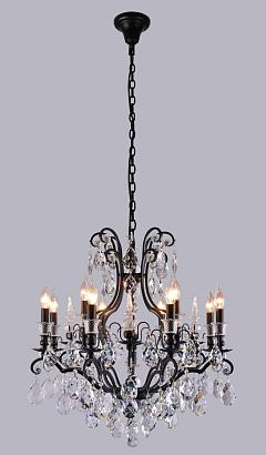 люстра crystal lux magnifico sp13 black/transparent crystal lux 2310/313, доставка по Казахстану 