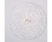 NEWPORT 10820 10822/32 , Бра, Nickel Clear glass L32*H32*Sp7,2 cm LED strip 6W 600Lm 3000K