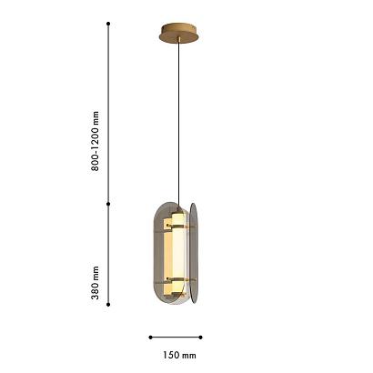 подвесной светильник fada 4625-2p, доставка по Казахстану 