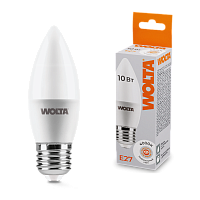 Лампа LED WOLTA C37 10Вт 825лм Е27 4000К купить в Алматы svet.kz