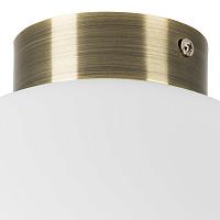 люстры 812031 (mx8131-1b-l ) люстра globo 1х40w e14 antique bronze/white (в комплекте), доставка по Казахстану 