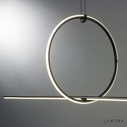 подвесной светильник iledex zoom 10339p/a2-35w-3000k black&white iledex 10339p/a2-35w-3000k bk-wh, доставка по Казахстану 