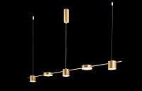 светильник подвесной crystal lux tristan sp5 l1200 gold crystal lux 3691/205, доставка по Казахстану 