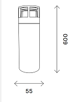 Уличный светодиодный светильник ST Luce Fossa SL9507.415.01