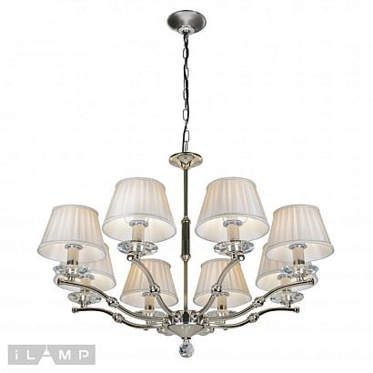 люстры подвесная люстра ilamp vivaldi 85125/8 cr, доставка по Казахстану 