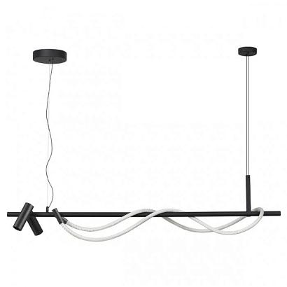 Подвесные 4391/30L HIGHTECH черный/металл/канат Подвесной св-к IP20 LED 30W 1200Лм 4000K CORDA, доставка по Казахстану 