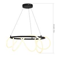 sl6102.403.55 светильник подвесной st-luce черный/белый led 1*35w 3000k, доставка по Казахстану 