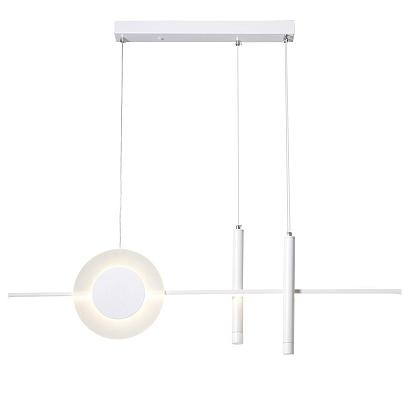 5614/28l ledio ln23 024 белый светильник подвесной led 28w 3000-6000к 3053лм 220v mizuki, доставка по Казахстану 