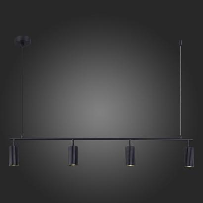sl1213.403.04 светильник подвесной st-luce черный/черный gu10 4*5w 4000k, доставка по Казахстану 