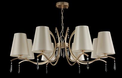 люстра crystal lux renata sp8 gold crystal lux 3591/308, доставка по Казахстану 