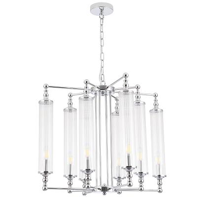 люстра crystal lux tomas sp8 d650 chrome crystal lux 3671/308d, доставка по Казахстану 