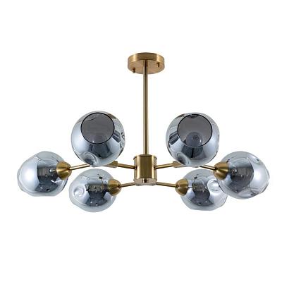 купить Потолочная люстра Arte Lamp Yuka Smoky A7759PL-6PB в Алматы, svet.kz, доставка по Казахстану 