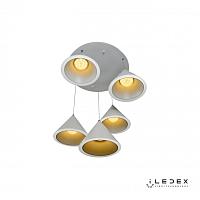 подвесная светодиодная люстра iledex moon wl8858-5 wh, доставка по Казахстану 