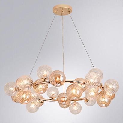 подвесная люстра arte lamp etereo a5261lm-25go, доставка по Казахстану 