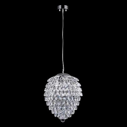 светильник подвесной crystal lux charme sp6 chrome/transparent crystal lux 1373/206, доставка по Казахстану 