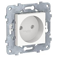 Розетка Schneider Electric Unica New б/з со шторками 16A 250V NU503318 