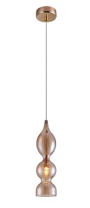 светильник подвесной crystal lux iris sp1 b amber crystal lux 2073/201, доставка по Казахстану 