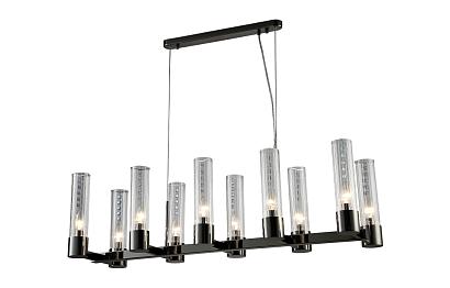 люстры люстра crystal lux otono sp10 l980 black chromium/transparente crystal lux 2632/310, доставка по Казахстану 