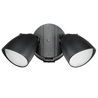 374237 Светильник DIVA LED 2*5W 450LM 60G ЧЕРНЫЙ 3000K IP54 (в комплекте)