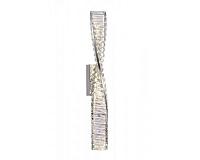 NEWPORT 8240 8246/A , Бра, Chrome Clear crystal L7,6*H65*Sp11,7 cm LED strip 17W 3000K 1700Lm
