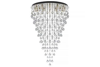 люстры подвесная хрустальная люстра arti lampadari flusso h 1.4.80.615 n, доставка по Казахстану 