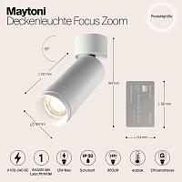 Дополнительная картинка Потолочный светильник Technical C055CL-L12W4K-Z-W