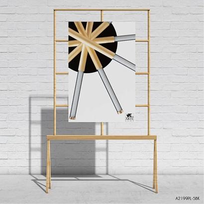 люстры потолочный светильник arte lamp fernando a2199pl-5bk, доставка по Казахстану 