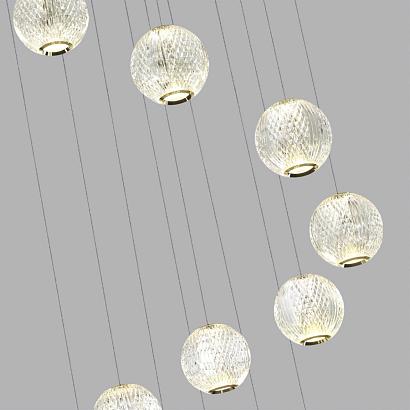 5008/56l l-vision odl24 459 люстра led 56w 4000k 4651лм crystal, доставка по Казахстану 